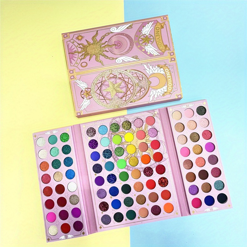 96 Colors Eyeshadow Palette Pearly Matte Glitter Finish Clow - Temu