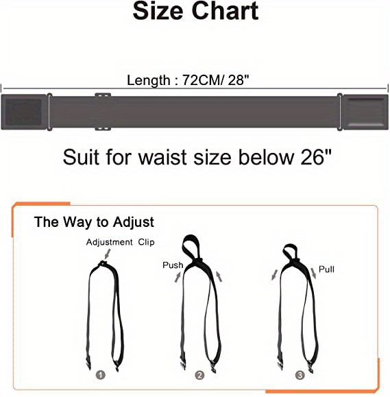 Boys top belt sizes