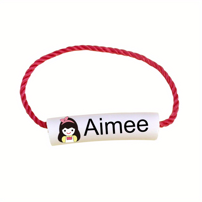 Customized Name Ring Waterproof Baby Shoe Bag Name Sticker Shoe Ring Buckle