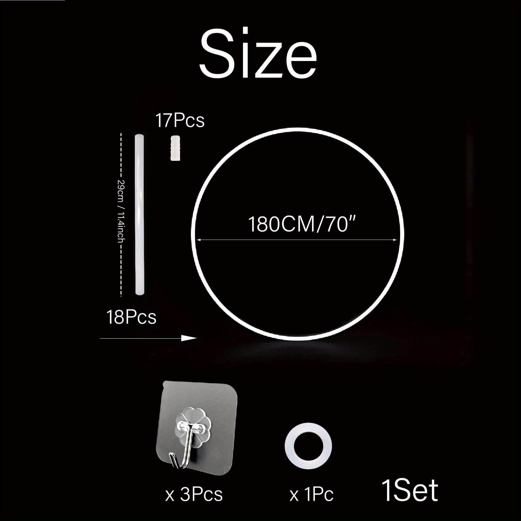 Round Balloon Arch Kit Round Backdrop Stand Kit Wedding Temu