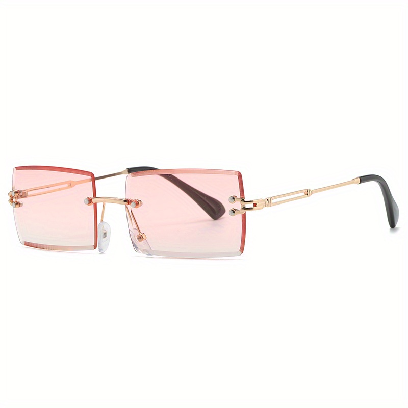 Rimless Sunglasses Gradient Glasses UV400