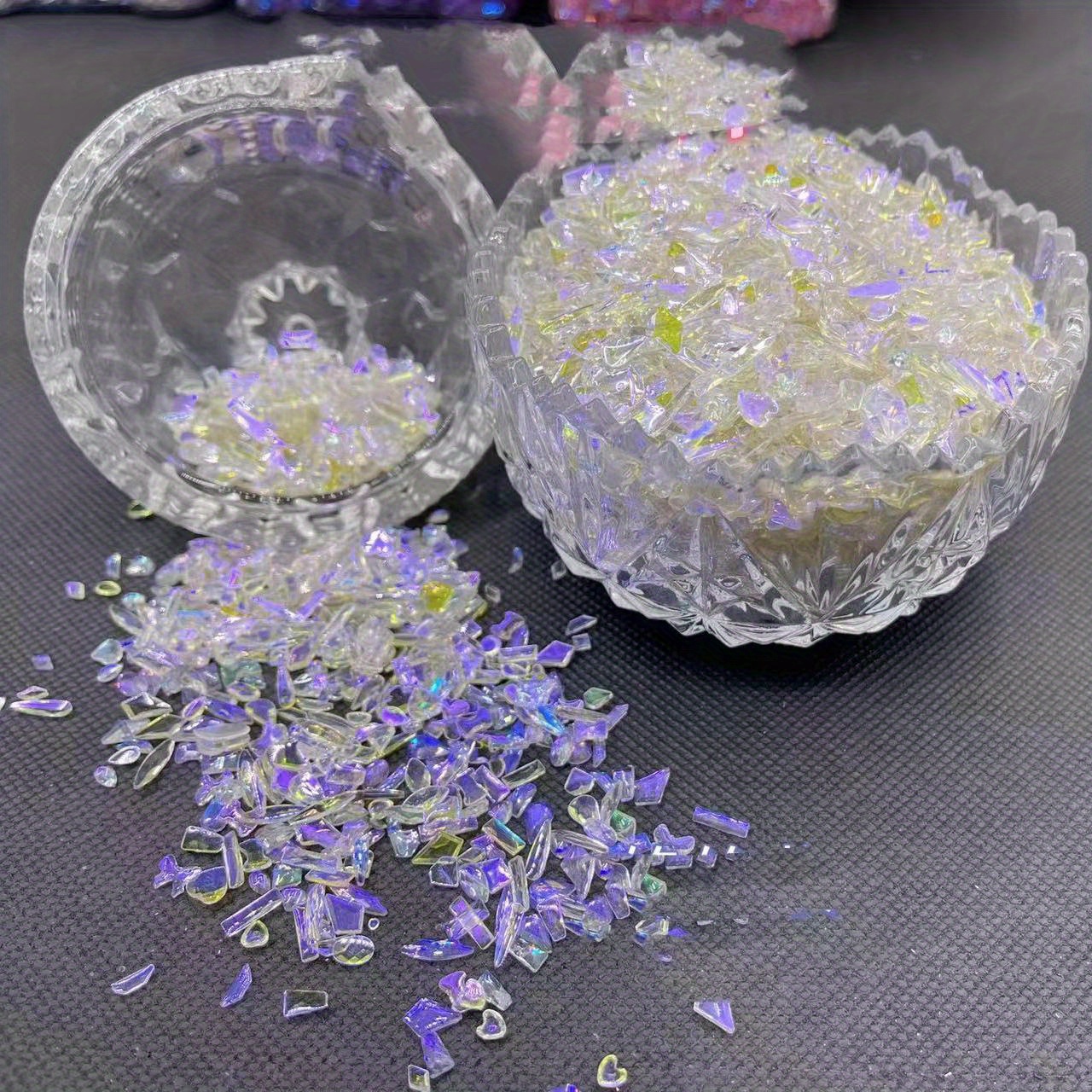 3d Aurora Fatback Resin Crystal Rhinestones For Nail Art Mix - Temu