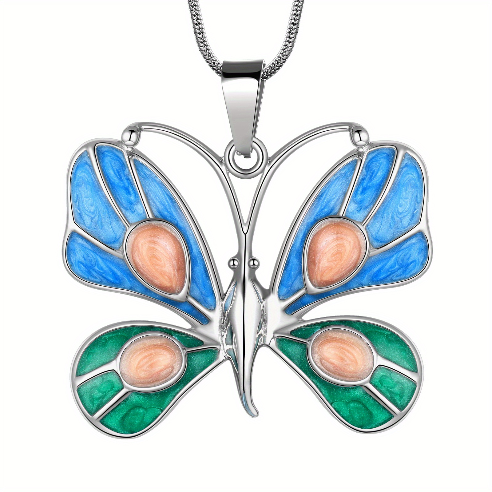 Collier pendentif papillon mignon, collier pour enfants avec pendentif fée  papillon plaqué couleur à la mode pour hommes et femmes - Temu Belgium