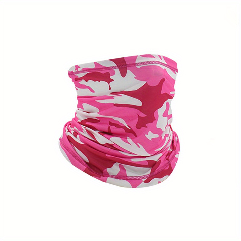Unisex Camo Face Mask Neck Gaiter Cycling Windproof