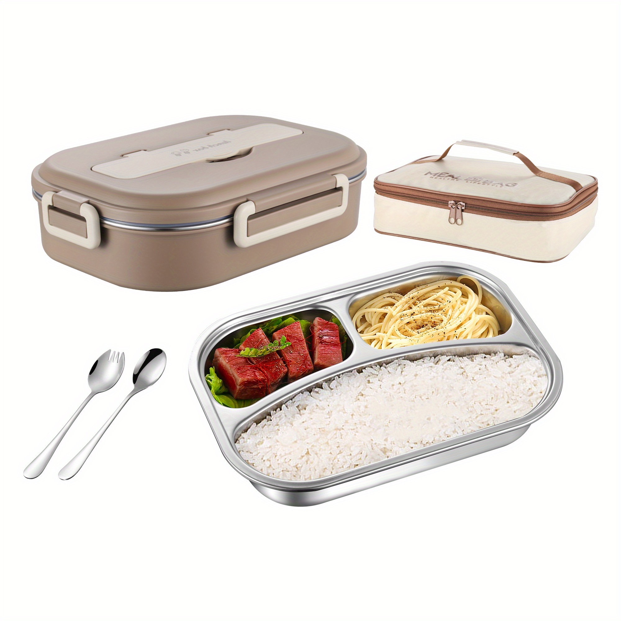  Thousanday Lunch Box for Kids & Adults, Bento box with