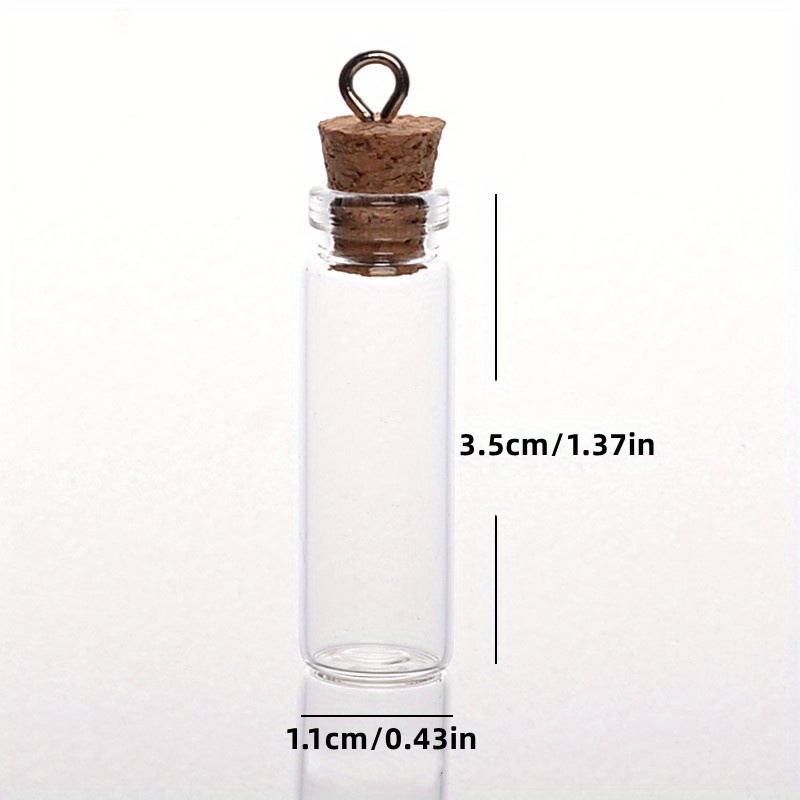 NEW] 64PCS Cork Stoppers Glass Bottles, DIY Decoration Tiny Glass Jars  Favors,Mini Vials Cork,10ml Storage Container for Art Crafts,Small Glass  Jars for Wedding Party Supplies