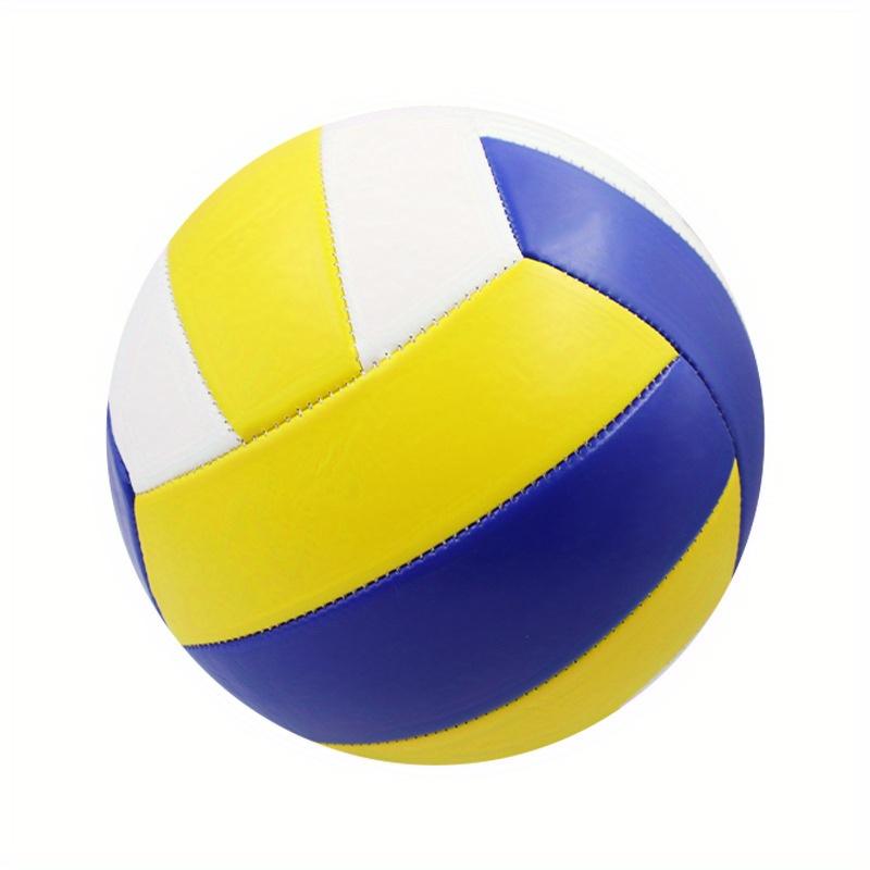 Paquete de 9 pelotas de voleibol de tamaño oficial 5, pelota de voleibol de  playa suave para interiores y exteriores, de cuero compuesto inflable con