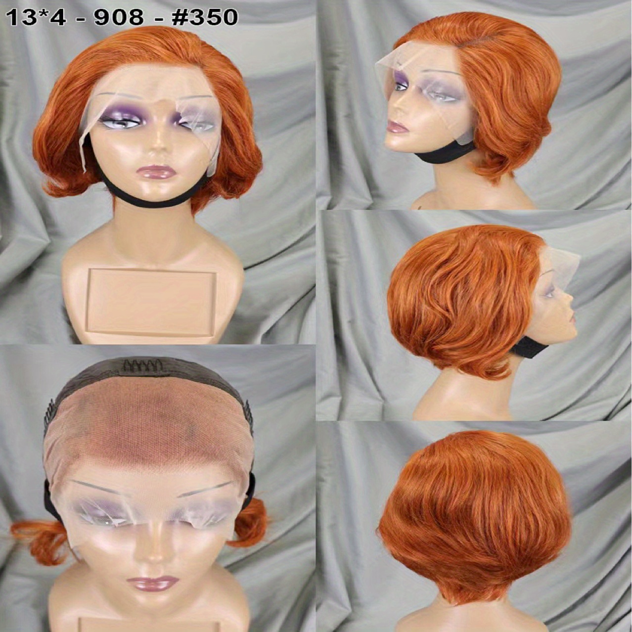 Natural Striaght Pixie Cut Short Wigs 13x4 Full Transparent - Temu Belgium