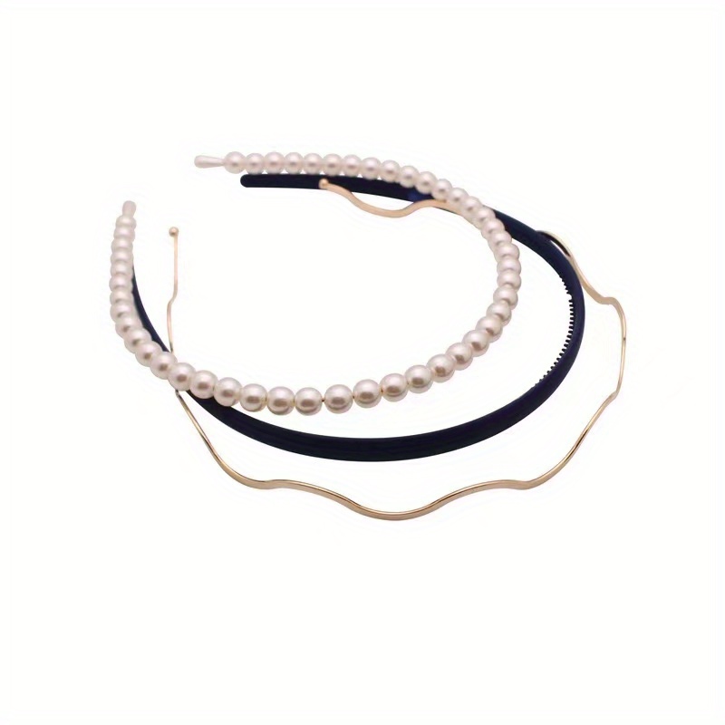 3pcs/set Headband Decor Metal Accessories