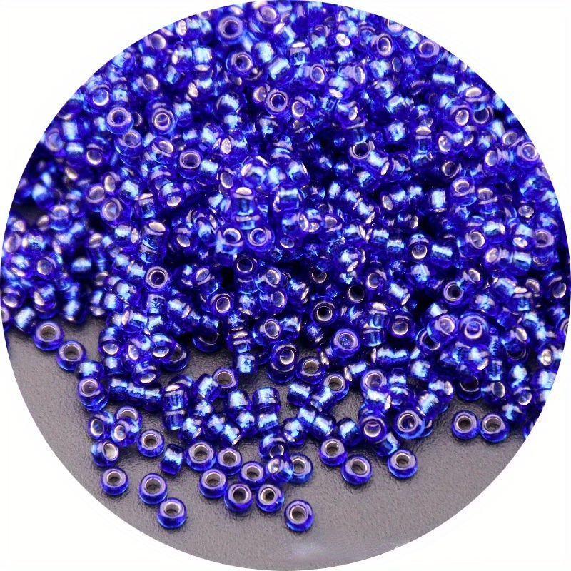 High Quo Silver Filled Glass Rice Beads Glass Seed Beads - Temu