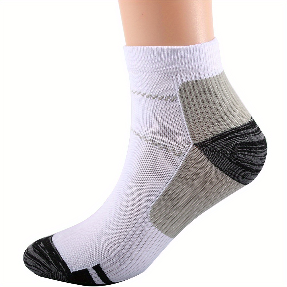 7/1 Pairs Ankle Compression Socks Performance Cushion No Show Socks For , Athletic Tab Socks For