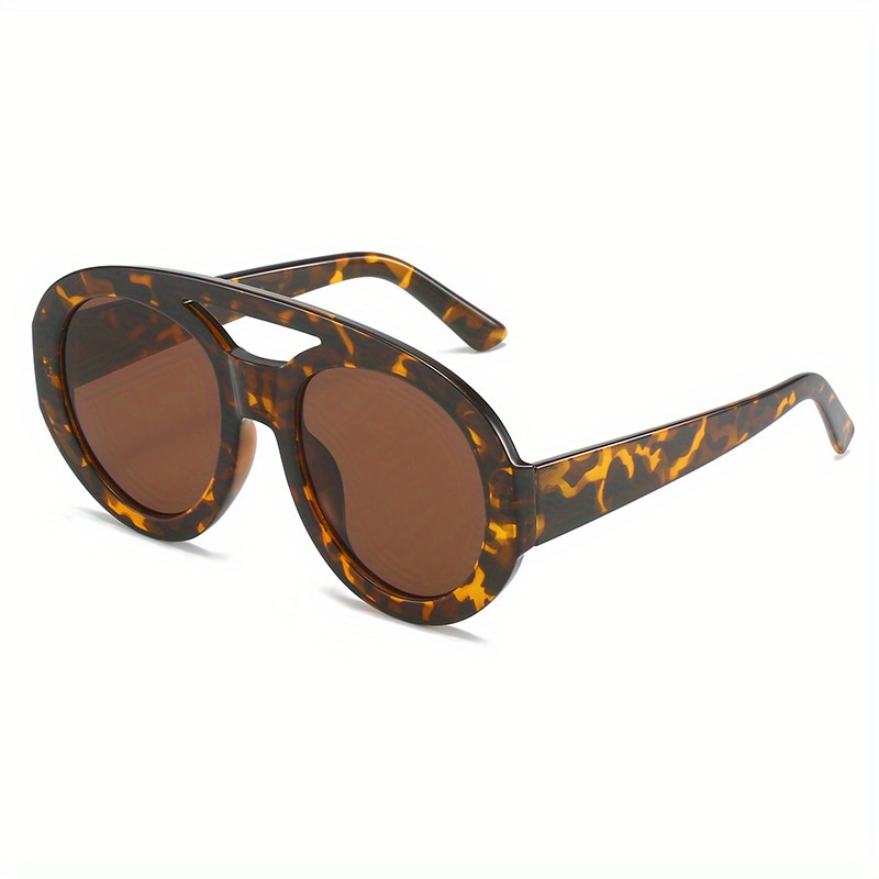 Oversized Top Bar Gradient Sunglasses Y2K