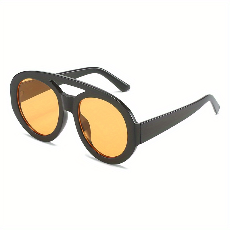 Oversized Top Bar Gradient Sunglasses Y2K
