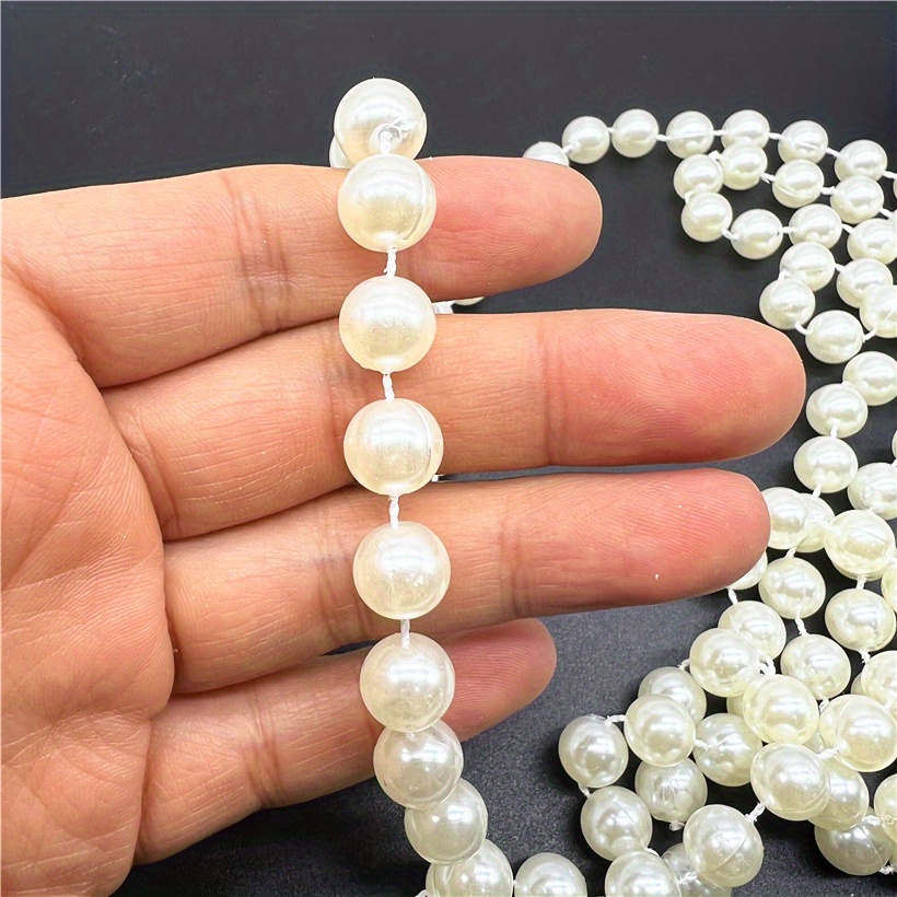 Round White Pearl Beads, For Decoration