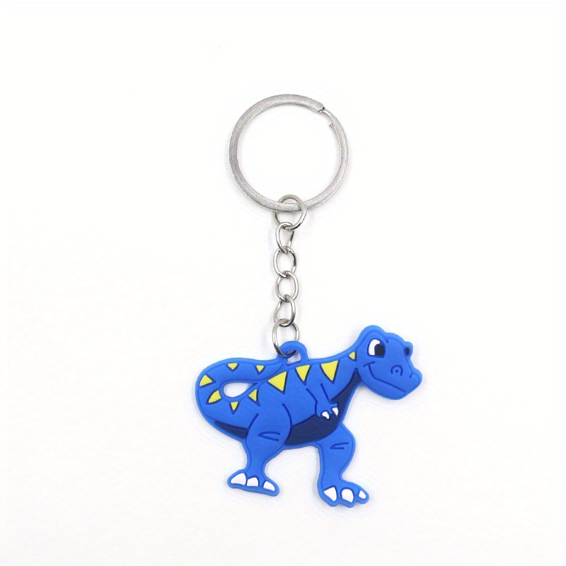 1pc Cartoon Tooth Dinosaur Keychain Cute Kawaii Keyring Bag Decoration Car  Accessories Holiday Gifts Birthday Supplies