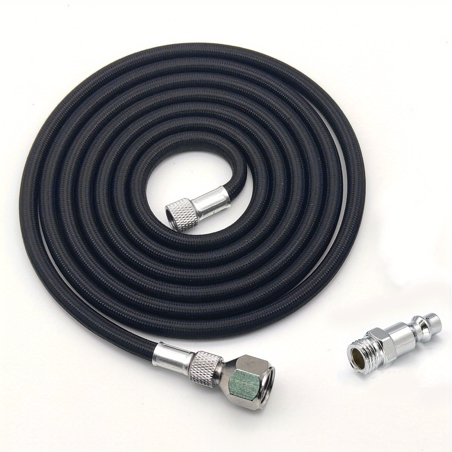6' Braided Airbrush Air Hose With Paasche Fitting Ends - Temu