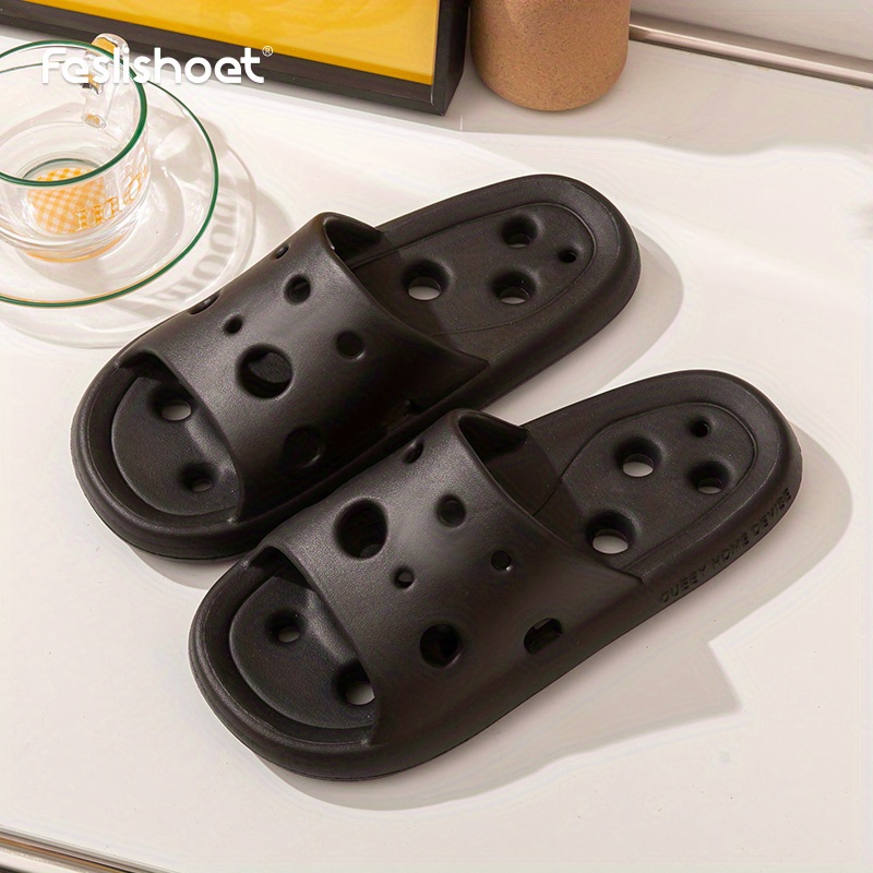 Shower shoes with drainage on sale holes