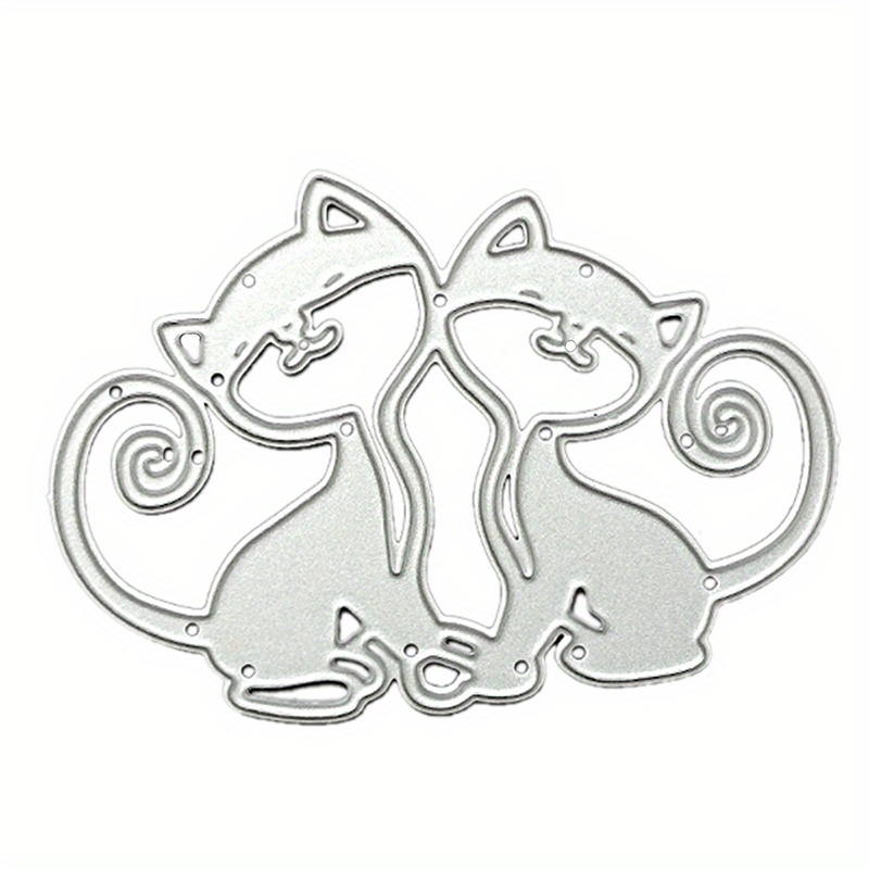 Kitten Metal Cutting Dies Dies Diy Scrapbooking Album Paper Card Stencil Die Eid Mubarak