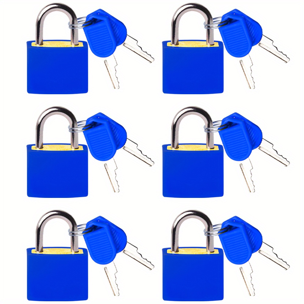 Mini Colorful Locks With Keys For Suitcase And Luggage, Metal Keyed  Padlocks For School Gym Classroom Matching Game Travel Backpack