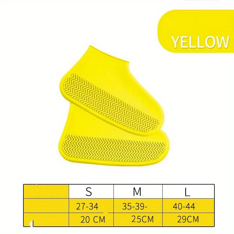 Couvre-Chaussures En Silicone Imperméable Antidérapant (36-39