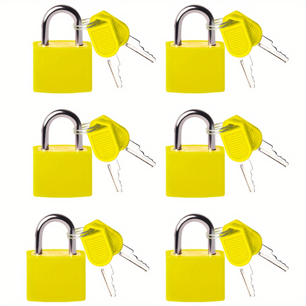 zttd suitcase lock mini padlock with key small lock school bag backpack  luggage padlock school gyms outdoor backpack lock 