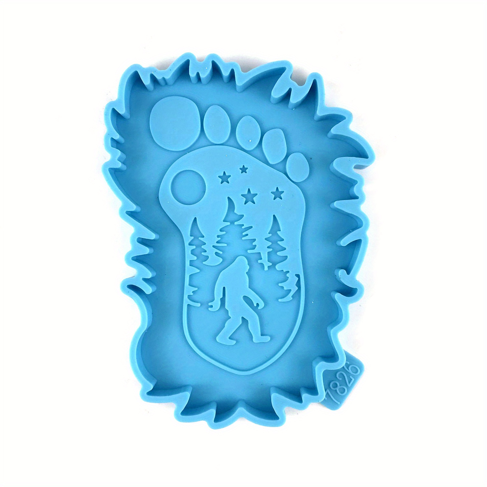 Foot Shape Silicone Resin Molds Foot Sasquatch Epoxy Resin - Temu