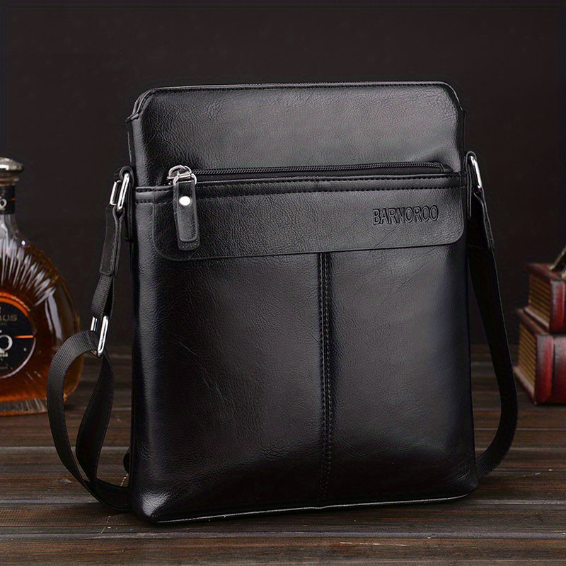 Men's Business PU Messenger Bag Shoulder Bag