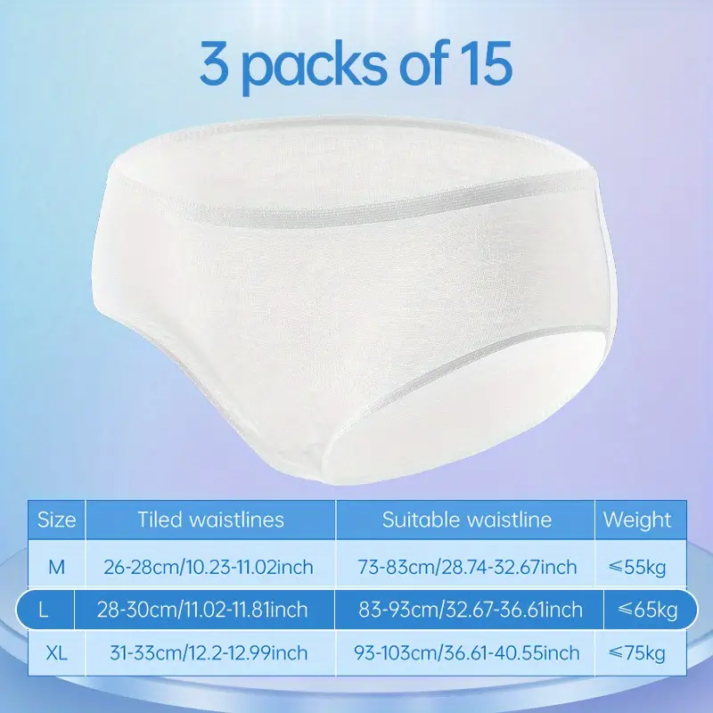 Womens Disposable Underwear 5 Pieces Pure Cotton Female Underwear For Travel  Outdoor Trip Menstrual Period Postpartum Supplies - Sports & Outdoors - Temu
