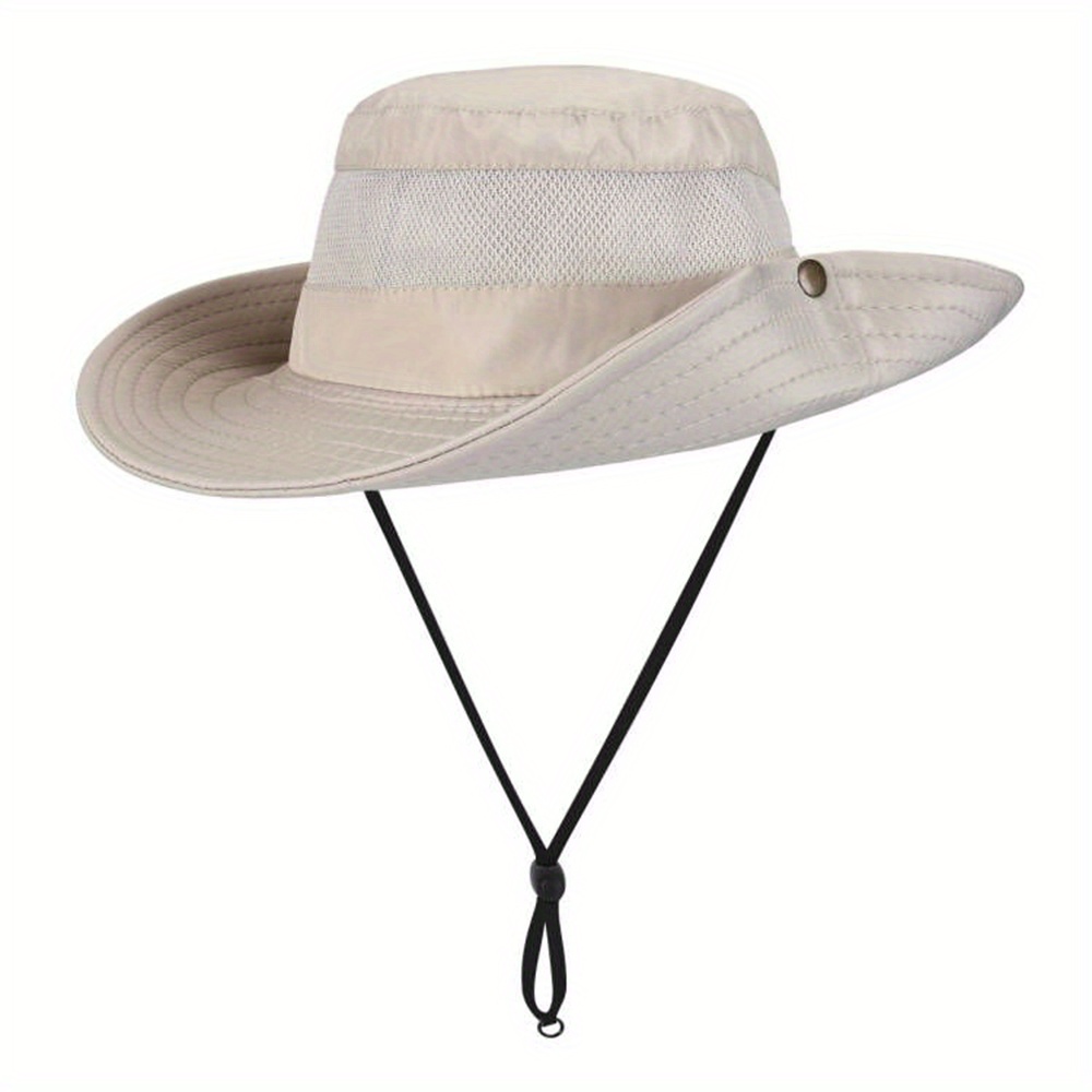 Men's Outdoor Sun Hat Summer Beach Hat Wide - Temu Canada