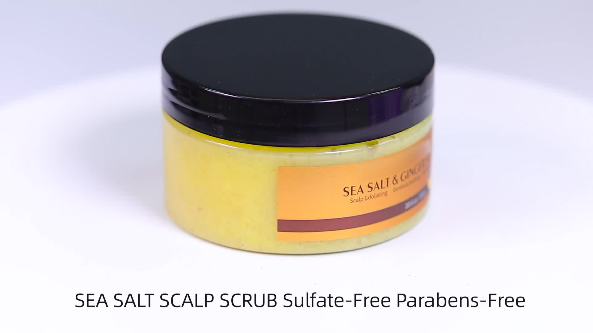 Nuspa Peppermint Sea Salt Scalp Scrub, Natural Scalp Exfoliator, Dandr –  Elegance Hair Care