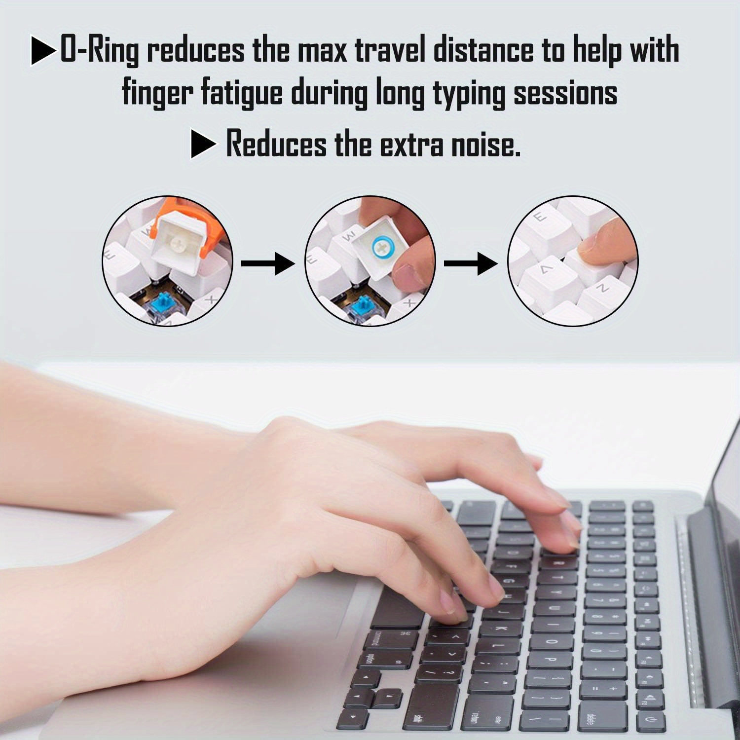 Silicone O ring Keycap Puller Ultra quiet Shock Absorption Temu