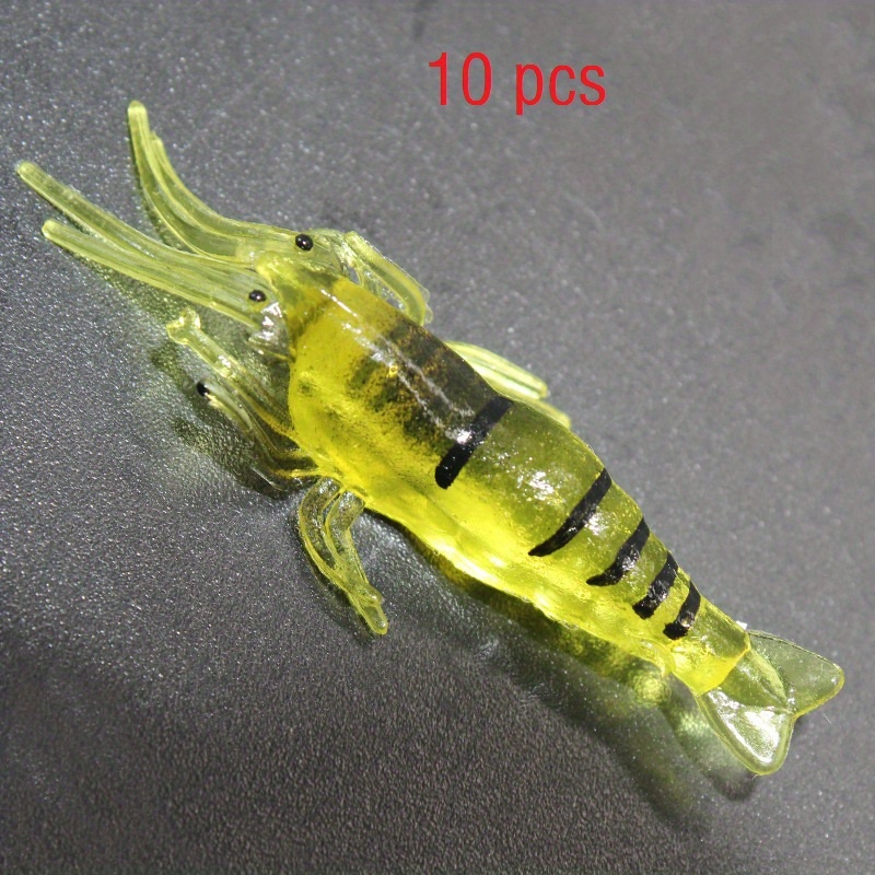 Luminous Shrimp Bait Silicone Artificial Prawn Hooks Carp - Temu Cyprus