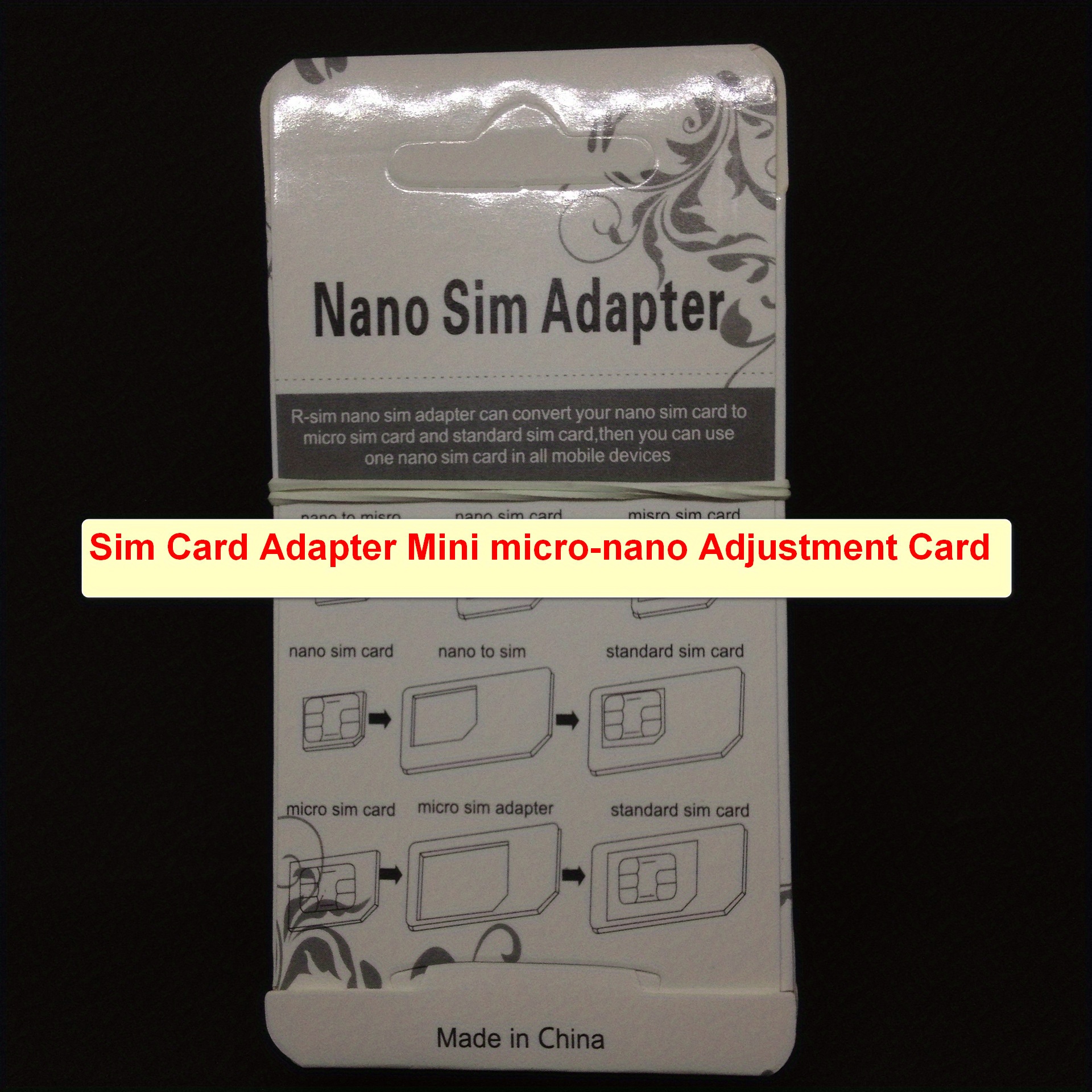 Nano Sim Réduction De Carte De Téléphone Mobile, Manche De Carte De  Téléphone Mobile Quatre-en-un, Porte-Carte De Téléphone Mobile - Temu France