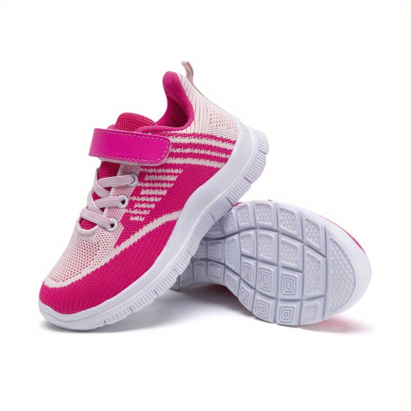 Zapatillas deportivas de niñas con tira Hook-and-loop Fastener