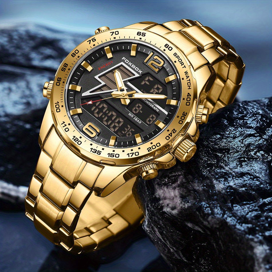 Lige Waterproof Watch For Men Top Brand Luxury Men Watch - Temu