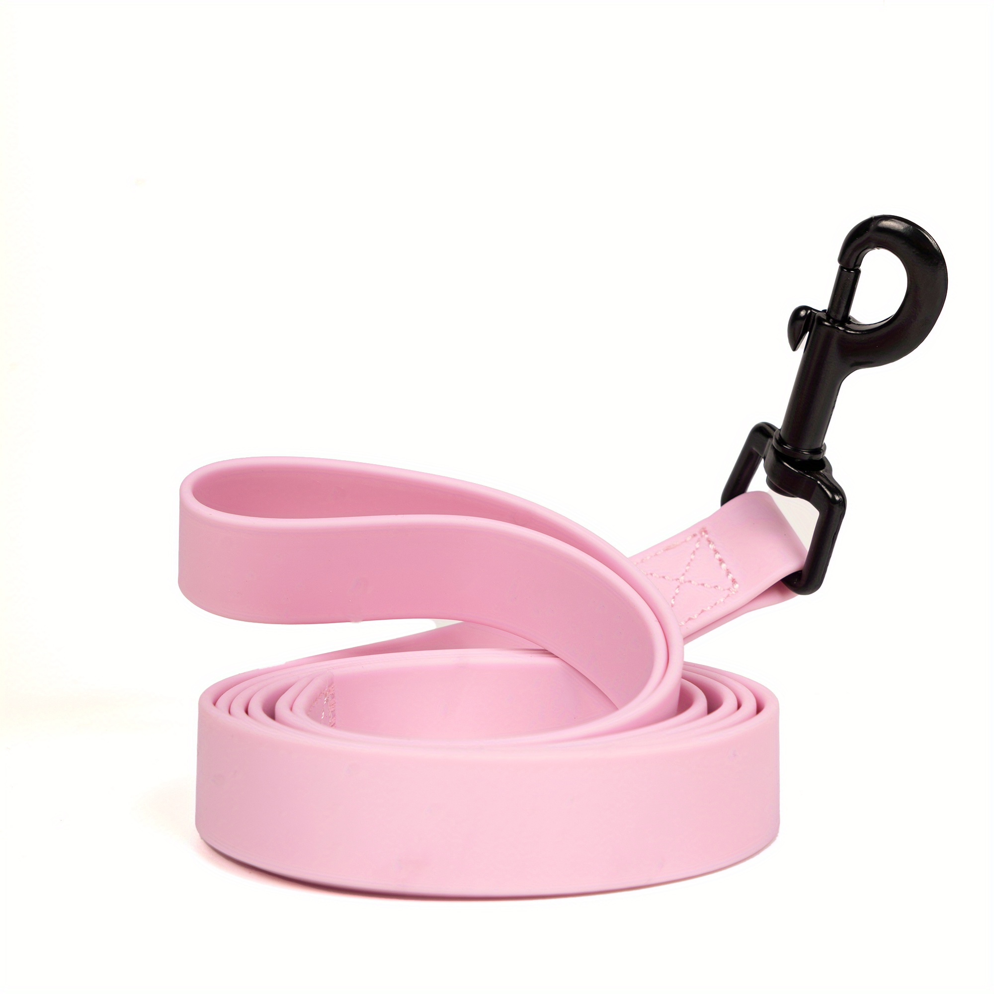 TEMU Laisse de Couleur Unie Pour Animaux de Compagnie, Laisse Imperméable Facile À Nettoyer Pour Petits, Moyens Et Grands Chiens Accessoires Pour