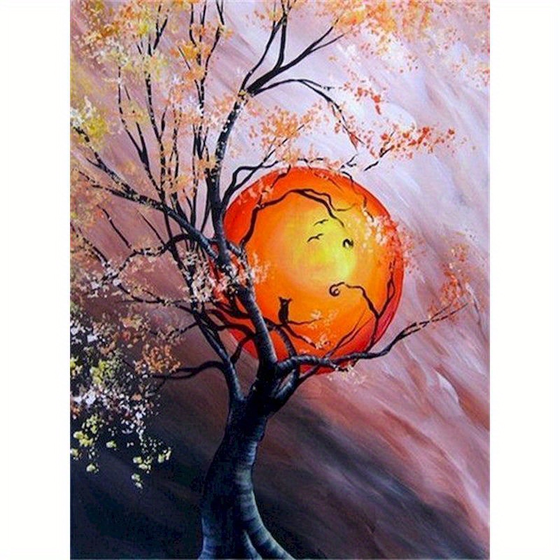 Paint By Number For Adults Beginner Tree Landscape Diy - Temu
