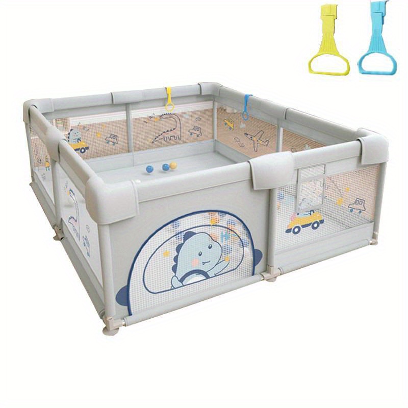 Parque infantil para interiores al aire libre, Juego infantil extragrande,  patio portátil para niños pequeños con bolsa de transporte, base  antideslizante (verde) - China Corrales de juegos para bebés niños  pequeños, Playpen