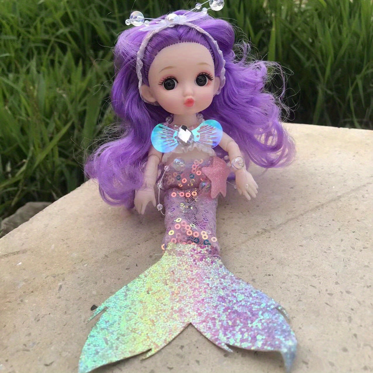 Beautiful Princess Mermaid Doll Girl Birthday Gift Toy Play - Temu