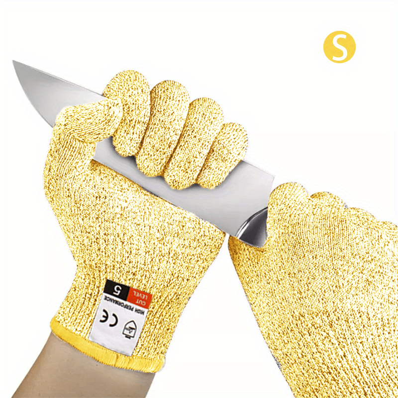 Cut Resistant Gloves Cutting Proof Gloves Level 5 Protection - Temu