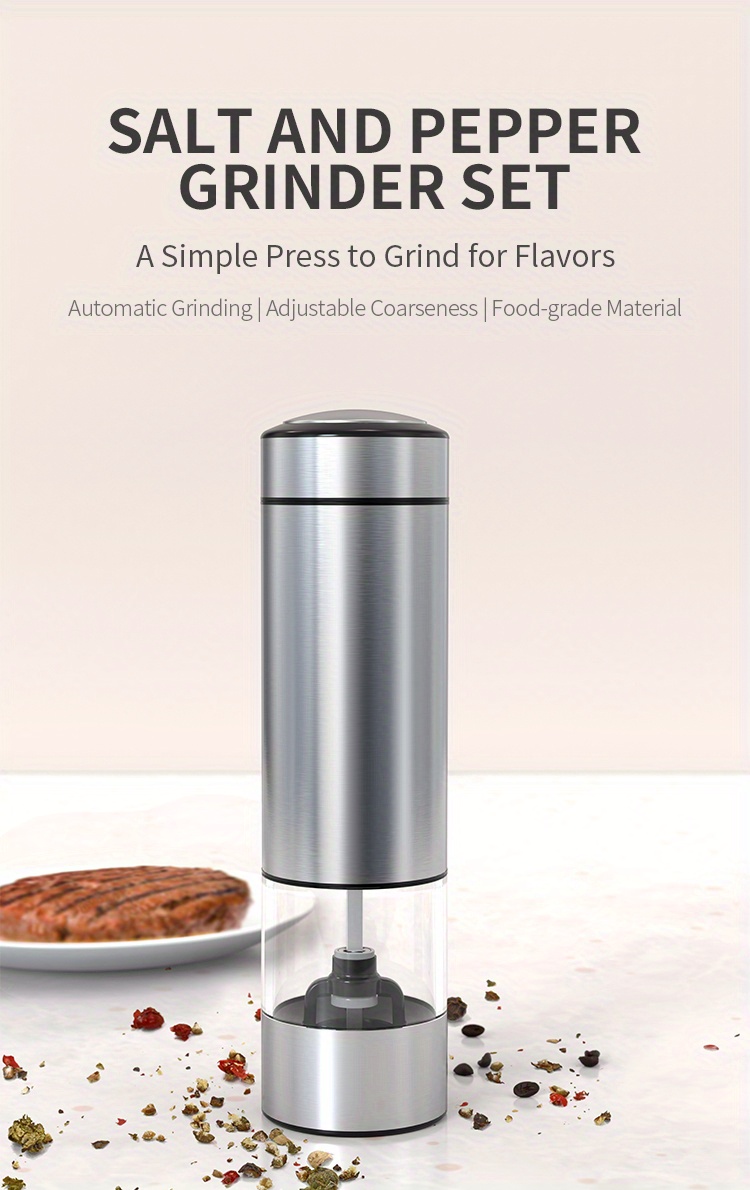 Pepper Mill Electric Herb Coffee Grinder Automatic Gravity
