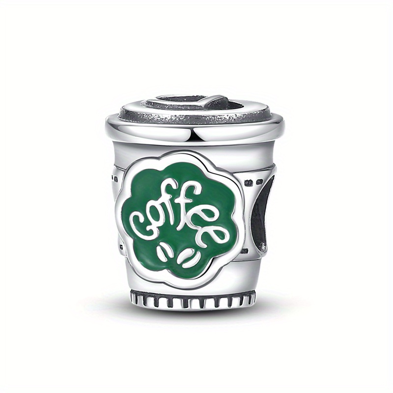 Coffee Cup Charms for Bracelet and Necklaces - Coffee Lover's Jewelry