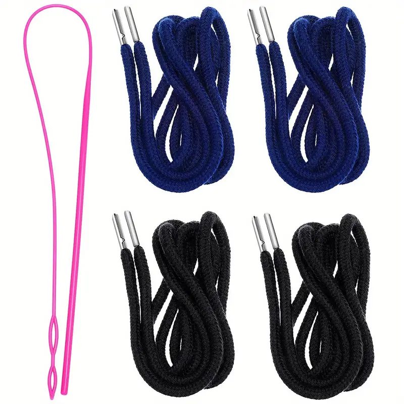 AmazingFashionDecoration Drawstring Cords Replacement Drawstrings for Sweatpants, Shorts, Premium Hoodie String Replacement (52 inch), Adult Unisex