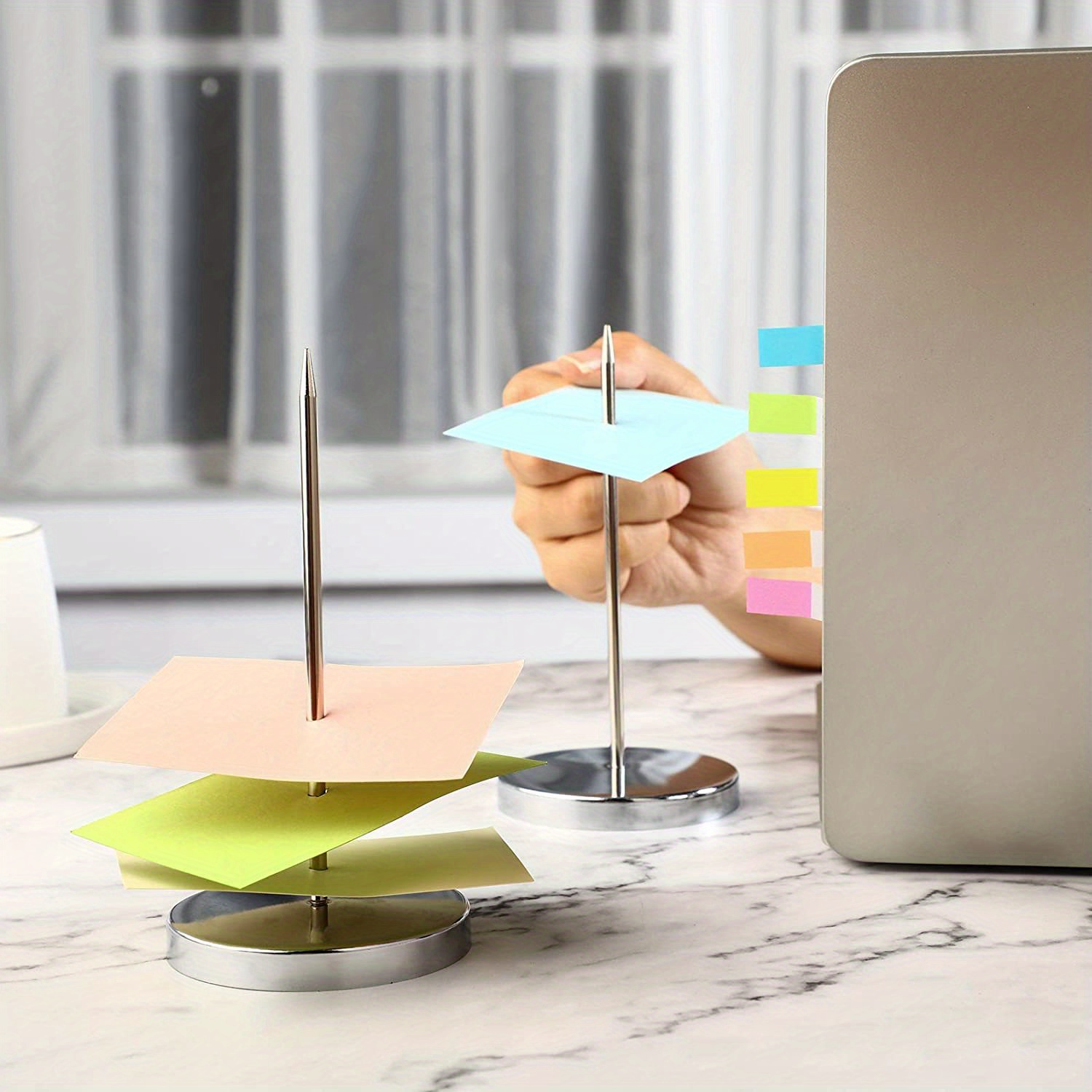 Receipt Spike 2X Safe Memo Holder Spike Stick For Bill Receipt Note Paper Order Office Desk Spindle Stands