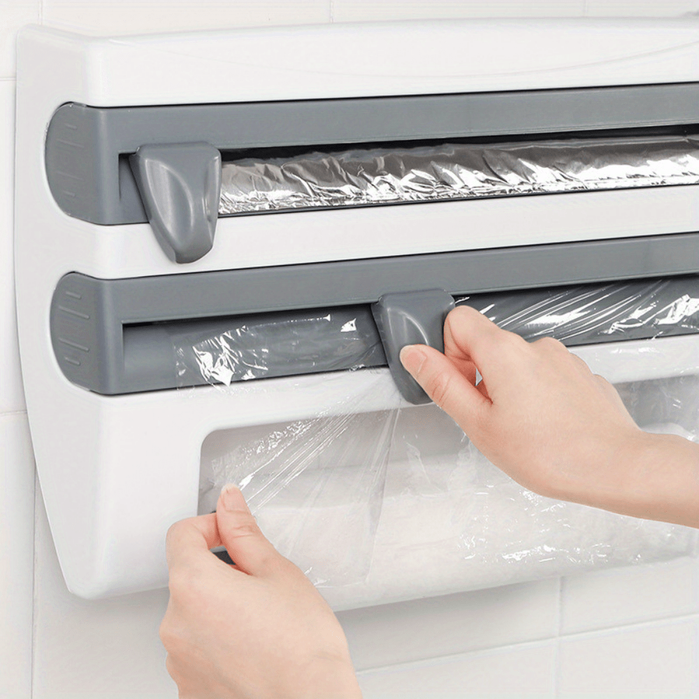 Casa e Cucina - vazy24 - Dispenser Porta Carta Pellicola Carta Alluminio da  parete Portarotoli Mensola
