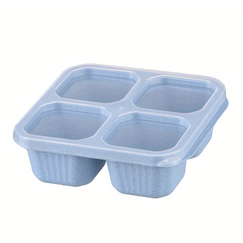 Candy Box With Lid, Anti-odor Bento Box With Four Grids, Snack