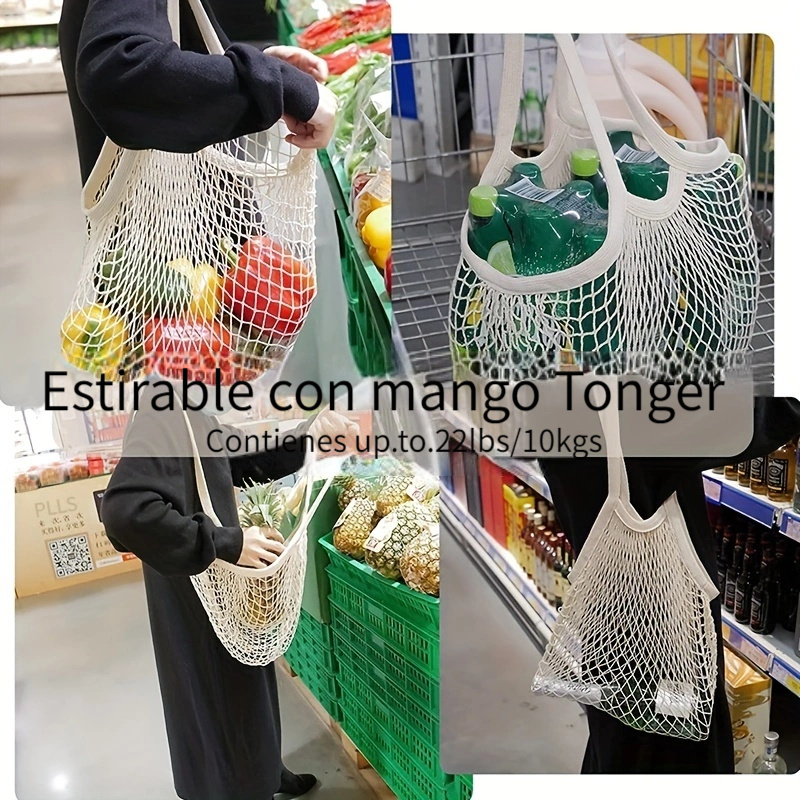 bolsas malla compras bolsas reutilizables productos Temu Chile