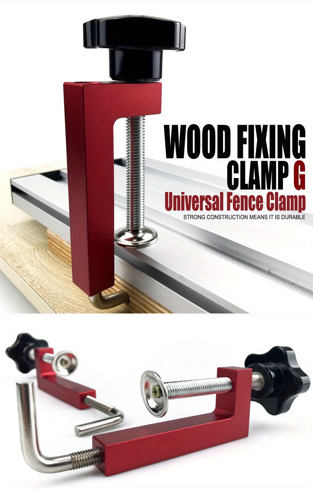 Woodworking Universal Fence Clip Fixing Clip G Clip Adjustable Fixing ...