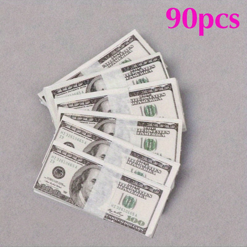 Conjunto 100 Piezas Mini Billetes $100 Creativos Juguete - Temu