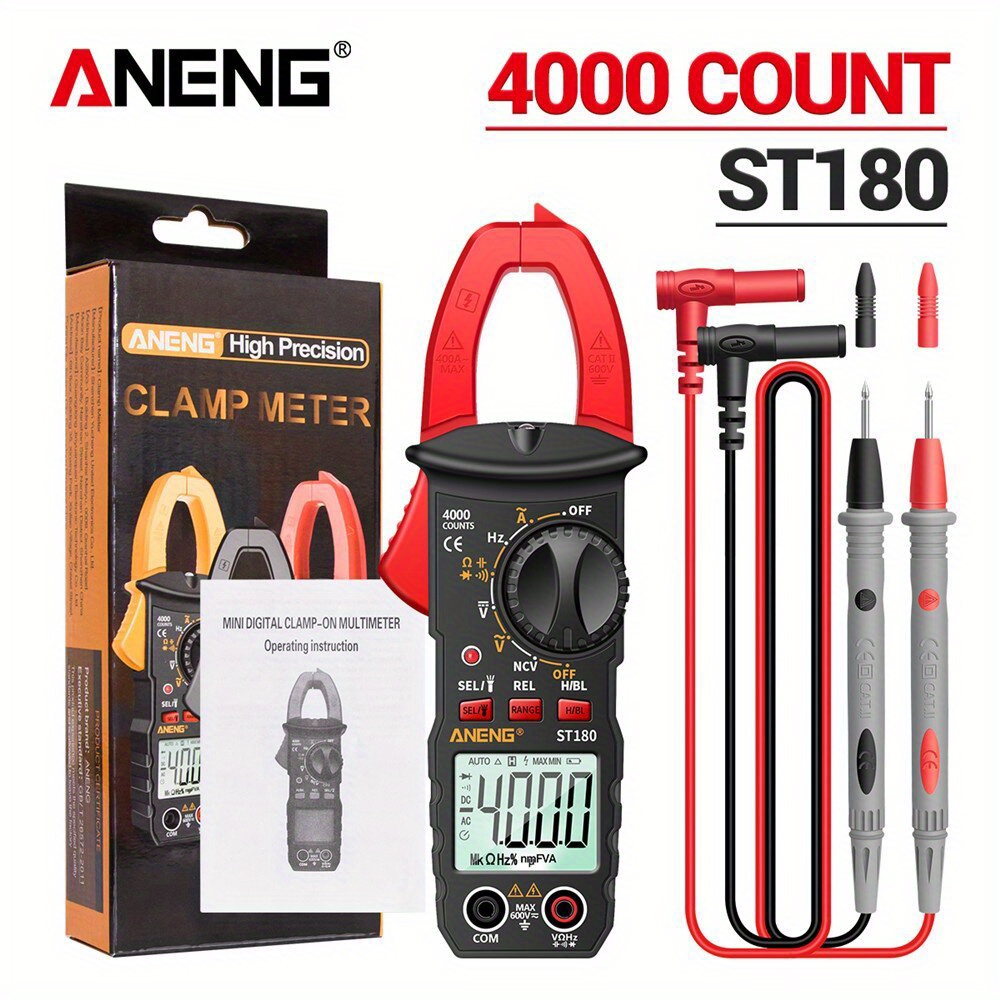 Cheap ST201 4000 Counts AC/DC Current Voltage Digital Clamp Meter